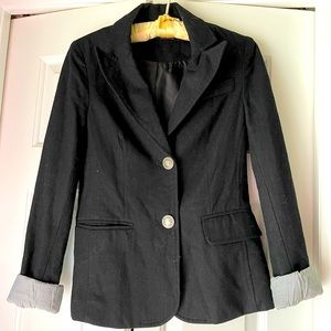 Wool/acrylic black blazer from Nordstrom- mint condition